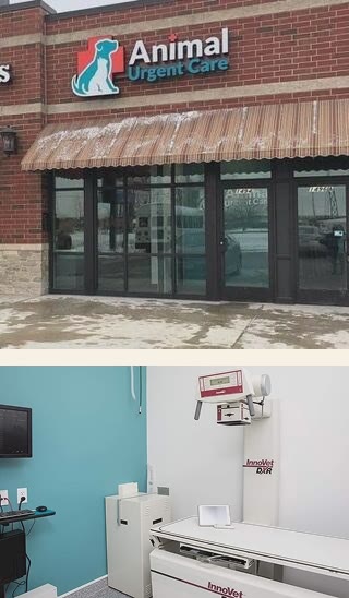 The Crown Point center, inside Animal Urgent Care