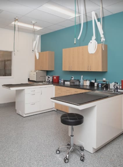 The treatment area at the Crown Point center