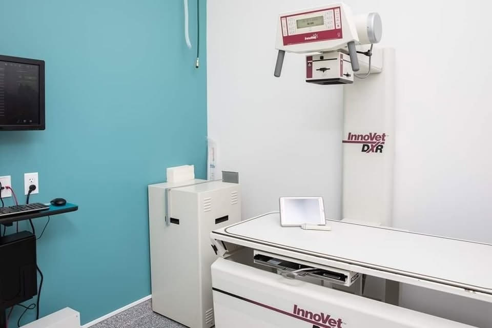 The digital X-ray room at the Crown Point center