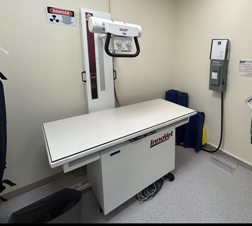 The digital X-ray room at the Orland Park center