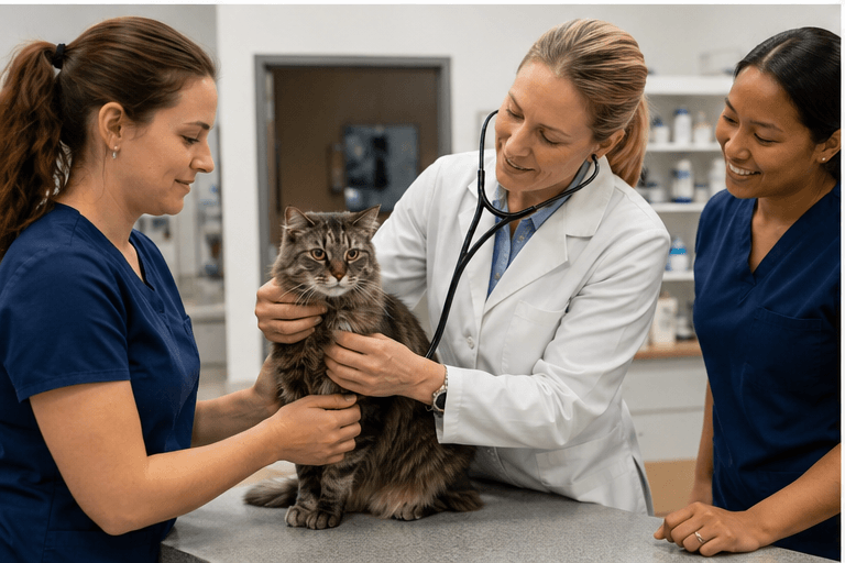 Cat Veterinary Exam